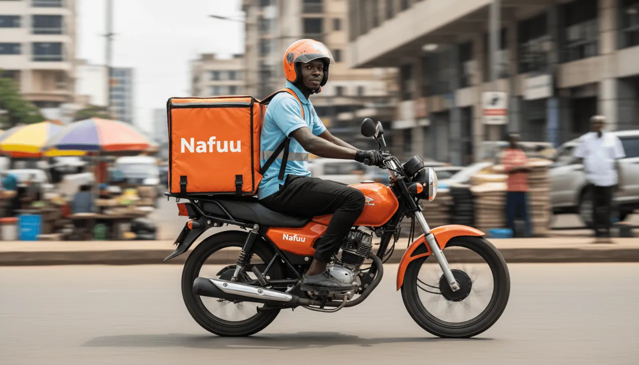 Livreur Nafuu à moto